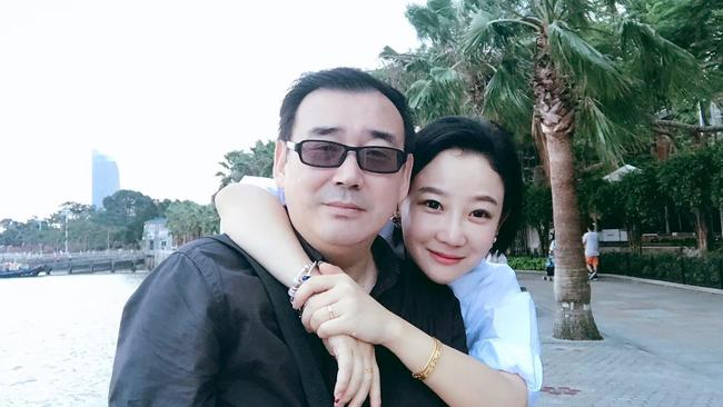 Yang Hengjun with his wife Yuan Xiaoliang in 2017.