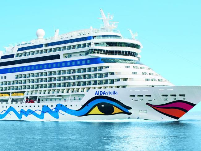 AIDAstella ship exterior Supplied by AIDA Cruises