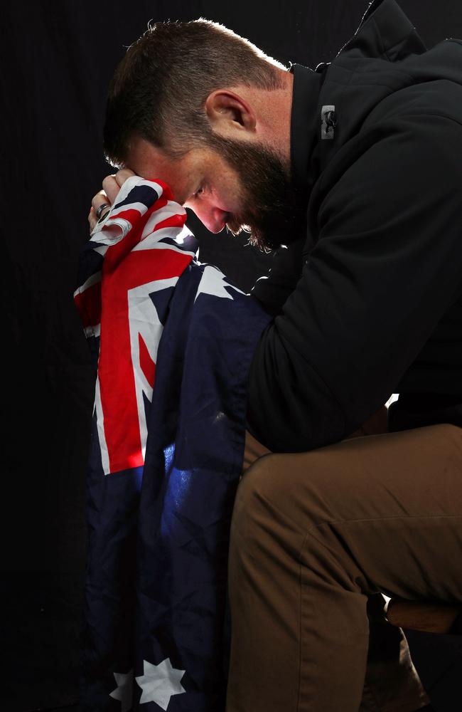 Former Army medic Jonathan Walter was awarded two Nursing Crosses during his war time service in Afghanistan while on operations with Australia's special forces. Picture: Gary Ramage