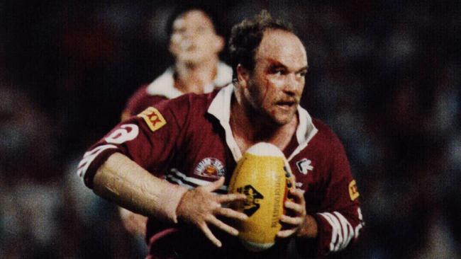 Wally Lewis during State of Origin series in 1991.