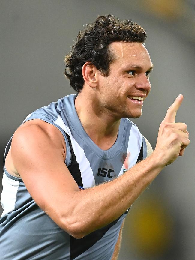 Motlop helped Port Adelaide finish as minor premier.