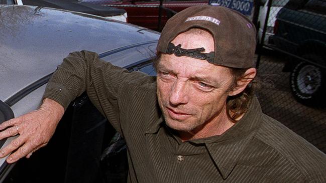 Owner of used motor car business "All Seasons Motors", dealer Philip Cave in car yard at Clovelly Park 07 Jul 2002.