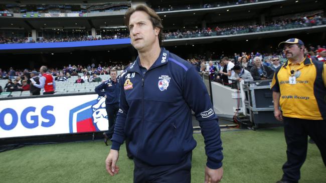 Western Bulldogs coach Luke Beveridge. Picture: David Caird