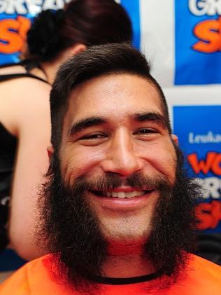 James Tamou going for the Gangs of New York look.