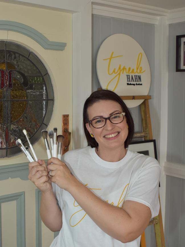 Tyneale Hahn in her home studio. Photo: Hugh Suffell