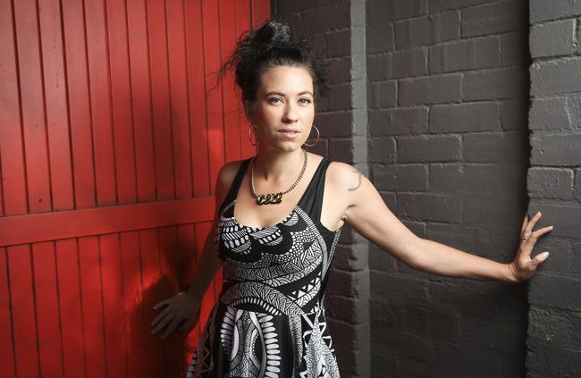 Darwin musician Caiti Baker is playing her first BASSINTHEGRASS this weekend. Picture: Dylan Robinson