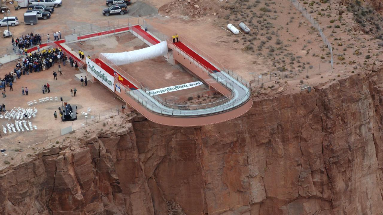 The Grand Canyon Skywalk in Arizona. Picture: Paul Harris/Getty Images