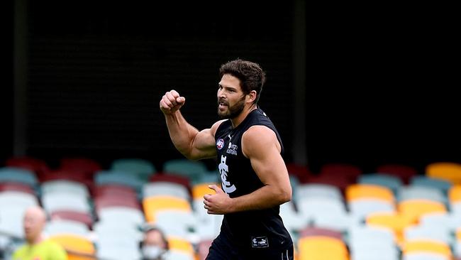 Levi Casboult celebrates a goal. Picture: Getty Images