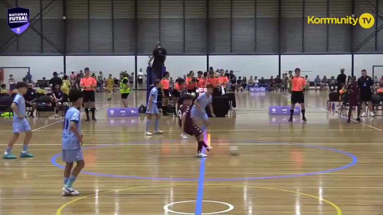 Replay: Football NSW Lightning v Football Queensland Maroon (U12 Boys) - 2025 National Futsal Championships Day 1