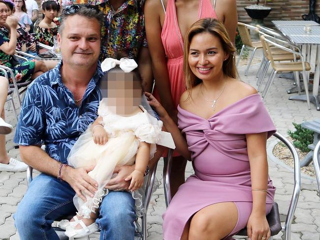 Jason Madden held a lavish christening and first birthday party for the daughter he shares with new wife Helen at his water park in the Philippines. Madden was a director of scam firm, Viewble Media, in Australia.