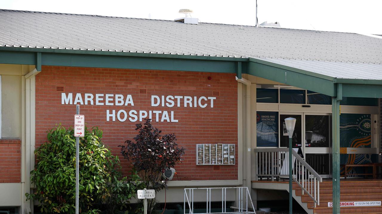 Premier Steven Miles and Health Minister Shannon Fentiman hold a press conference at Mareeba Hospital. Pics Adam Head