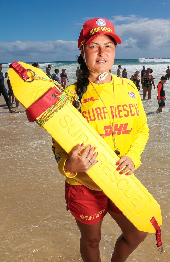 Patrolling member and Summer Surf Program Ambassador Jules Grana. Picture: Nigel Hallett