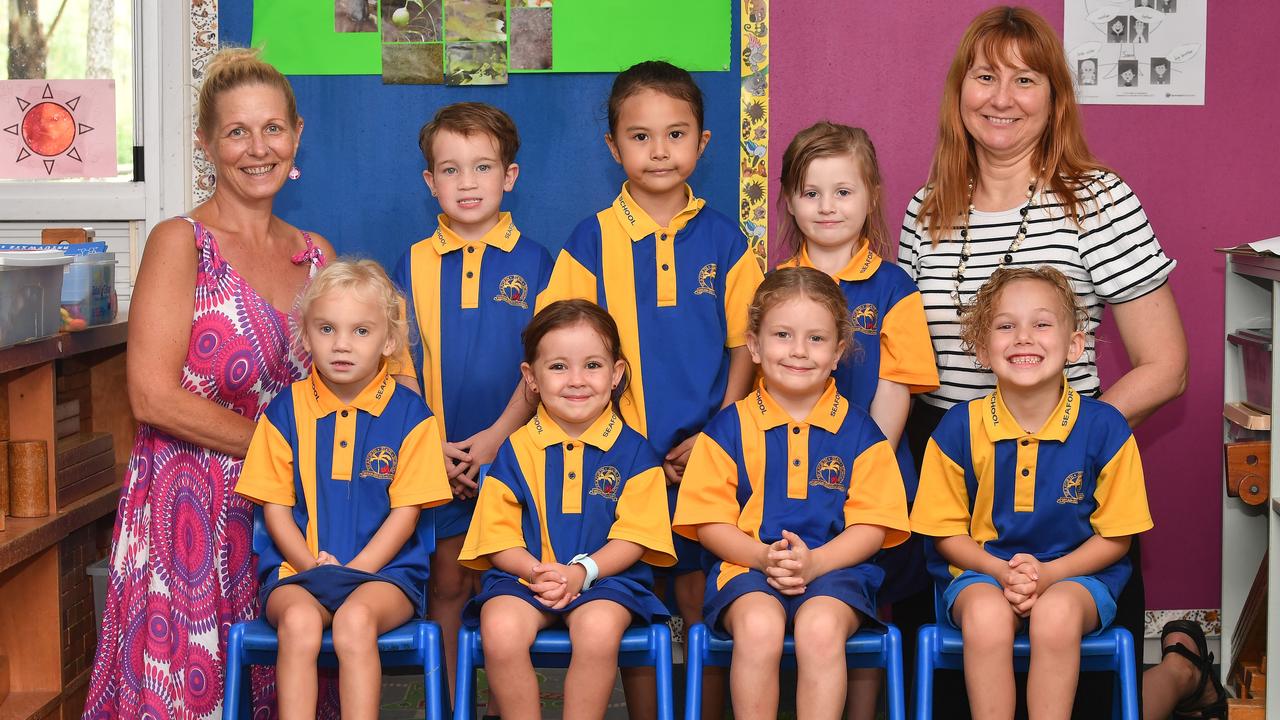 Seaforth State School PrepBack (from left): Flynn Kelly, Sarah Murray, Maci HeinemannFront: Molly Nisbet-Adams, Phoebe Doumergue, Knox Chidley, Marlee Sinclair.Teachers Lara Wright and Lauren NoliPicture: Tony Martin