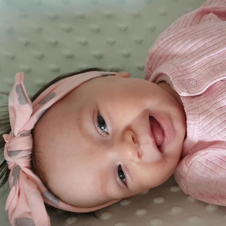 15/04/2019 - Sienna Rose Masterton smiling at mummy Picture: Sarah Masterton