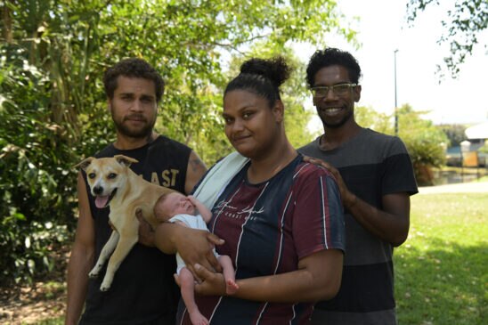 Baby Zeron Fejo arrived in a hurry during the drive from Acacia Hills to Royal Darwin Hospital