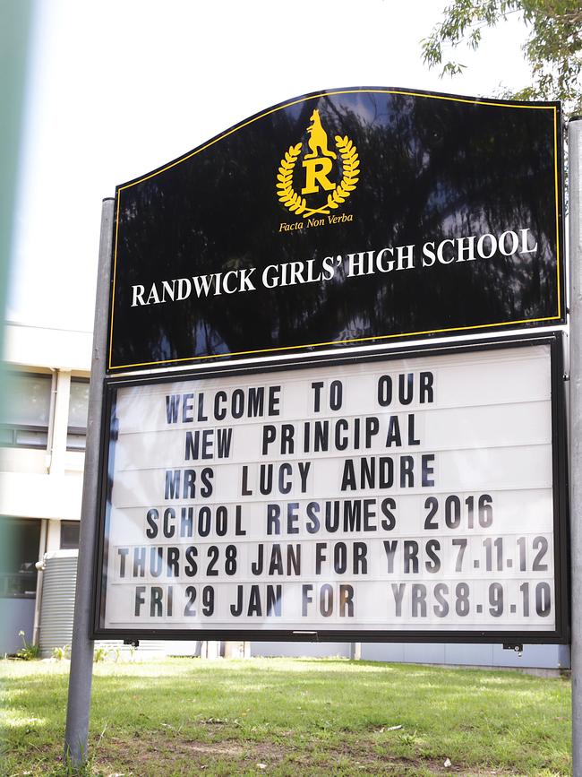 Randwick Girls' High School.