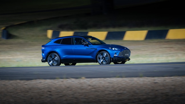 Aston Martin DBX 707 tested on track