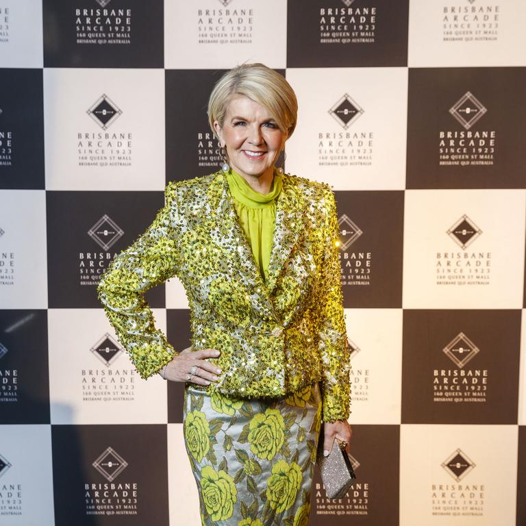 Julie BIshop wearing a Bronwyn Smith designer. Picture: Josh Woning