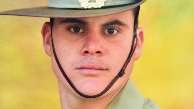 Veteran Bradley Carr died by suicide on Anzac Day 2019 following his posting to Afghanistan. Picture: Supplied by his mum Glenda Watson