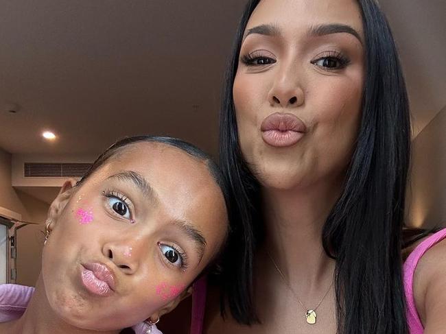 Kat Clark and daughter Deja. Photo: Instagram/@katclark