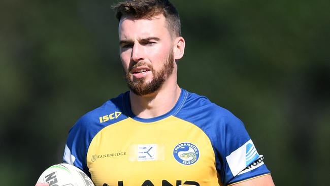 Clint Gutherson is coming off contract but the Parramatta Eels are yet to lock him in. Picture: AAP Image/Joel Carrett