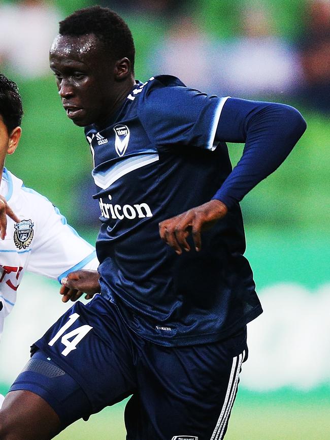 Melbourne Victory defender Thomas Deng.