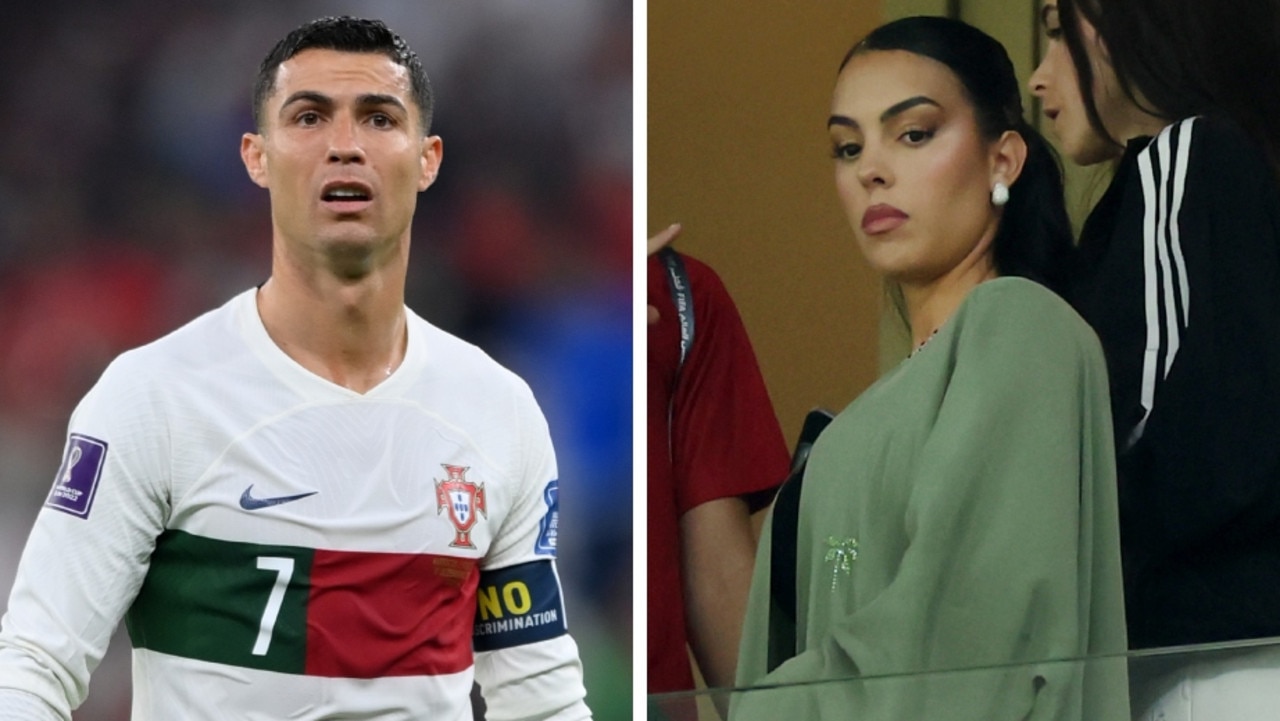 Cristiano Ronaldo's partner hit out at his coach.