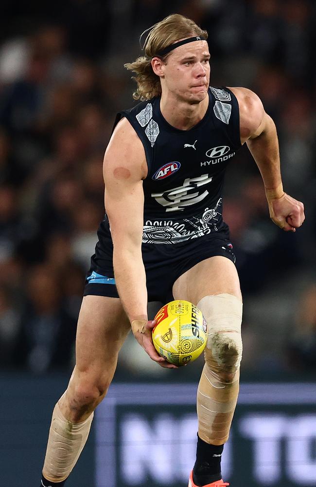 The Blues may simply have to let Tom De Koning walk. Picture: Morgan Hancock/Getty Images