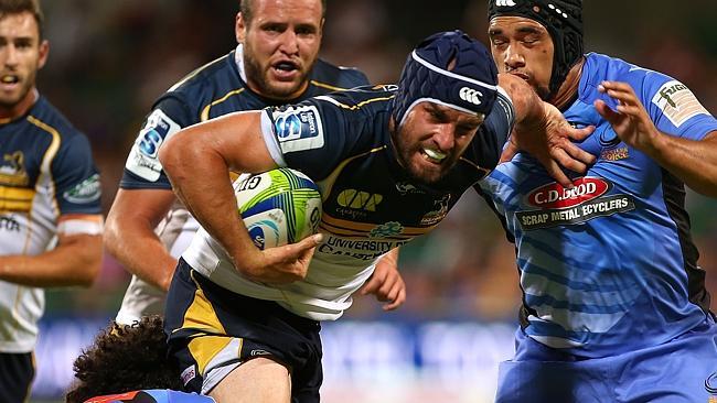 Scott Fardy had a strong game for the Brumbies in Perth.