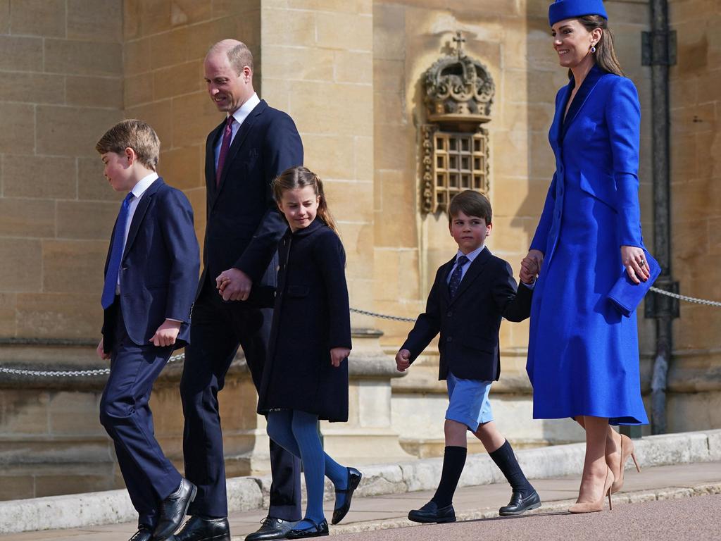 William, Kate and their kids live nearby in Windsor. Picture: Yui Mok/Pool/AFP