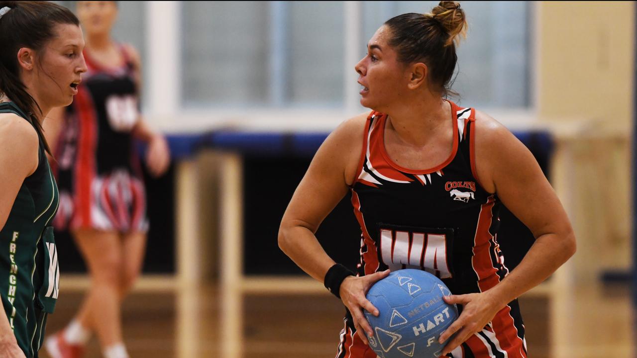 Netball: Colts Divas' Carmen Anderson.