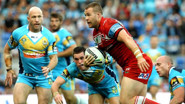 Trent Merrin has one of the best workrates in the NRL.
