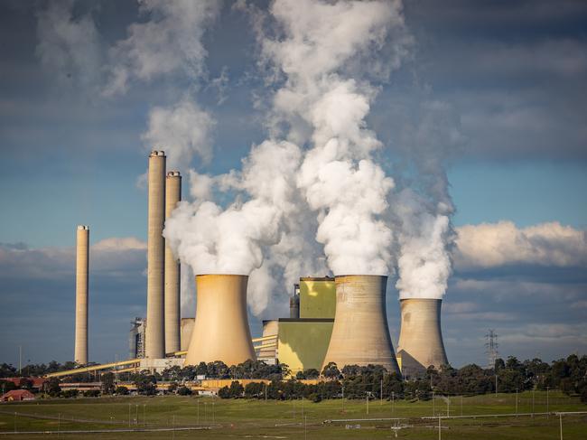 The Coalition has pledged to build seven nuclear power plants across Australia. Picture: Jake Nowakowski