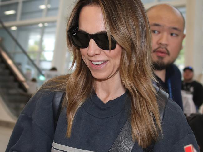 Adelaide, AUSTRALIA - NewsWire Photos April 23, 2024: Spice Girl Mel C quietly arrived in Adelaide, signing a couple of autographs on her way out. Picture: NCA NewsWire / Dean Martin