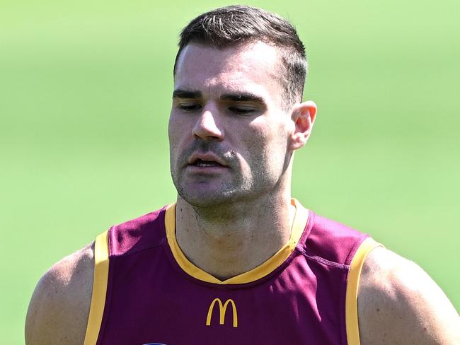 IPSWICH, AUSTRALIA - SEPTEMBER 24: Jack Payne runs during a Brisbane Lions AFL training session at Brighton Homes Arena on September 24, 2024 in Ipswich, Australia. (Photo by Bradley Kanaris/Getty Images)