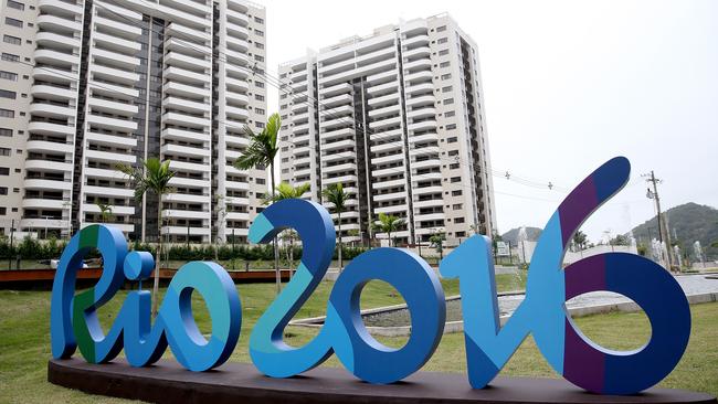 More than 10,000 athletes are moving into Olympic Athlete Village for the 2016 Rio Olympic Games. Picture: Matthew Stockman/Getty