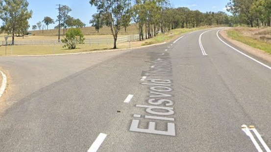 The rollover occurred on Eidsvold Theodore Rd near the intersection of Ross Crossing Rd