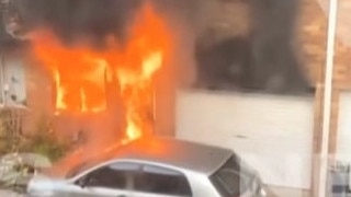 On August 26, 2022 more than twenty firefighters were called to the blaze on Honeysuckle Street in Tweed Heads. Picture: 7 News.