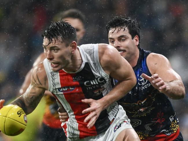 Josh Battle is a big swingpiece for the Saints. Picture: Mark Brake/Getty Images