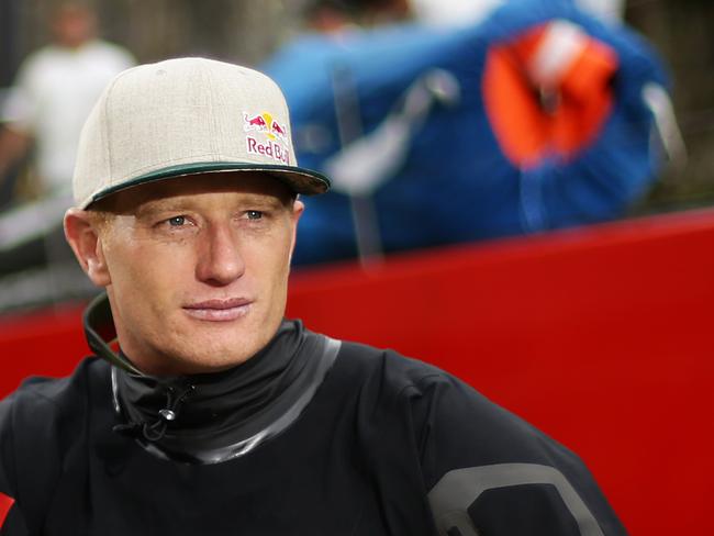 HOLD DO NOT USE WITHOUT PERMISSION FROM DAILY TELEGRAPH SPORTS EDITOR ADAM MOBBS - Comanche sailor James Spithill at Woolwich, Sydney ahead of the 2015 Sydney Hobart Yacht Race. Pic Brett Costello