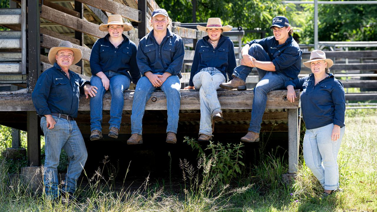 The Burnham family of Bonnie Doone Beef at Monto in Queensland.