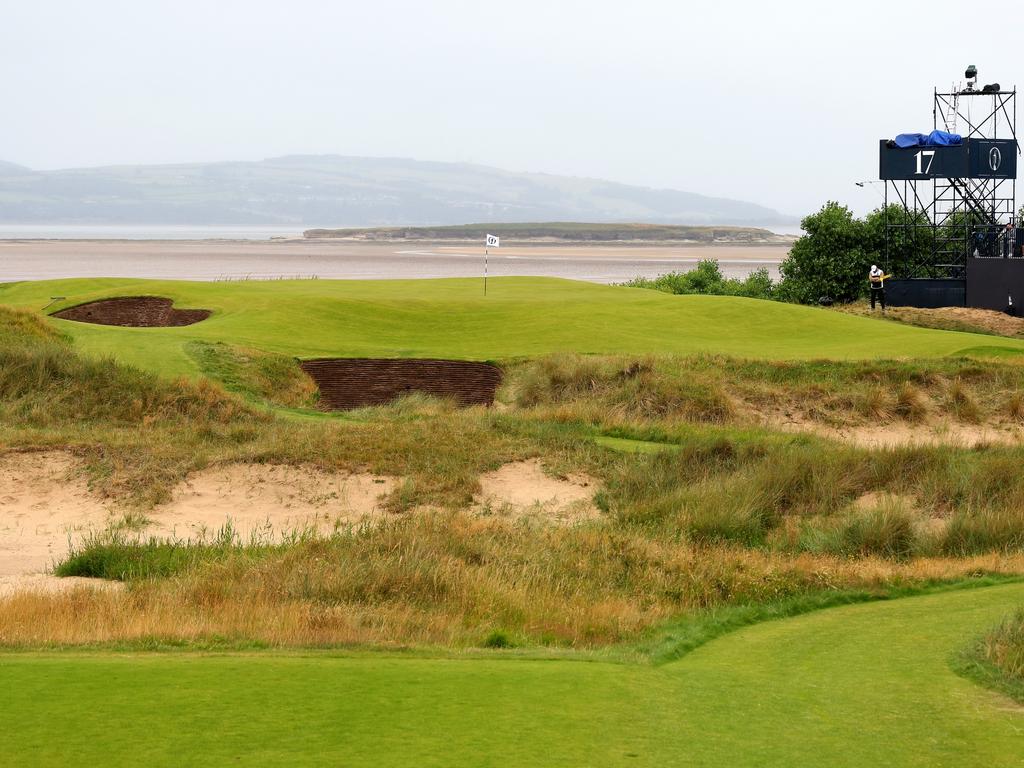 Royal Liverpool 17th hole, The Open Championship 2023: 136-yard par-3 ...