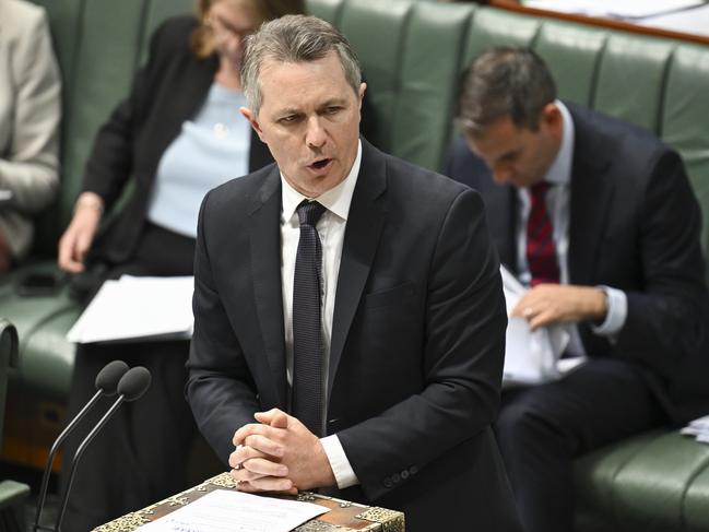 Federal Education Minister Jason Clare and his colleague Communications Minister Michelle Rowland have written to parents and principals asking for their advice. Picture: NewsWire