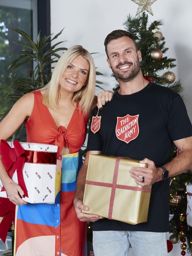 Promoting the Salvos Christmas appeal with Beau Ryan, Molan has always been an advocate for others, says her mum.