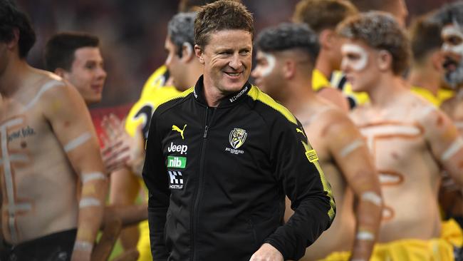 Damien Hardwick has campaigned to eliminate prior opportunity. Picture: AAP Images