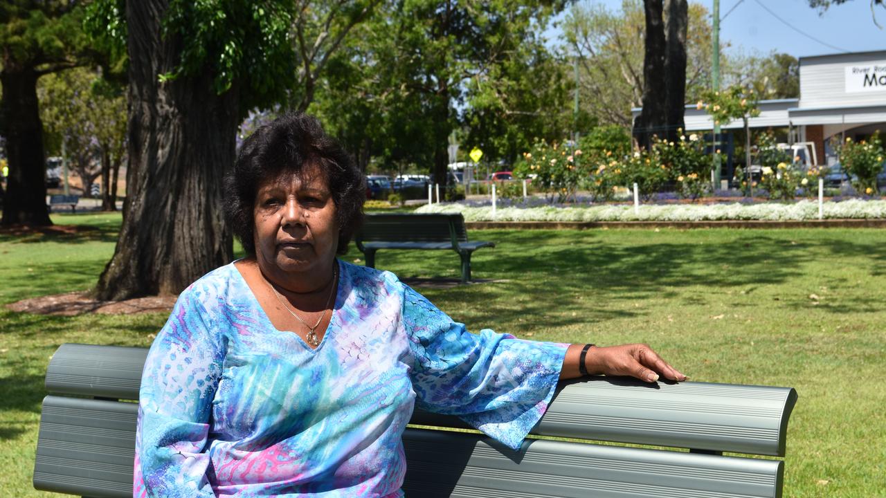 Aunty Lillian Burke in Gympie's Memorial Park