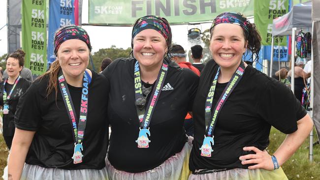 Christina Hill, Melissa Lewis and Clarissa Randles. Picture: David Smith