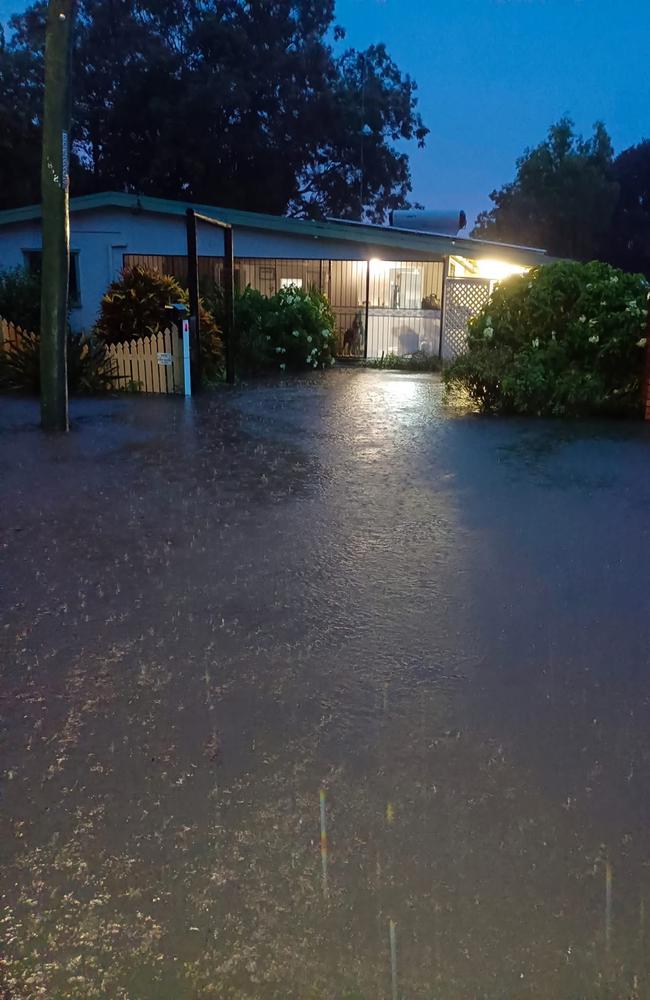 When Daniel Leoni woke up this morning, his Mysterton home was underwater. Pictures: Supplied