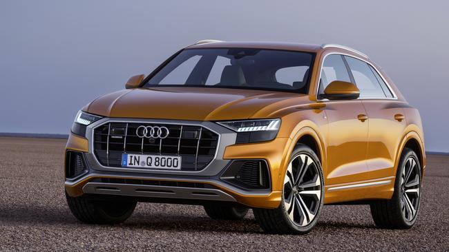 Scale new heights: Audi Q8 is due in Australia next year at about $170K