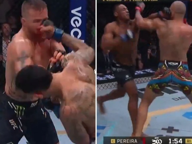 Holloway and Pereira win with devastating KO punches